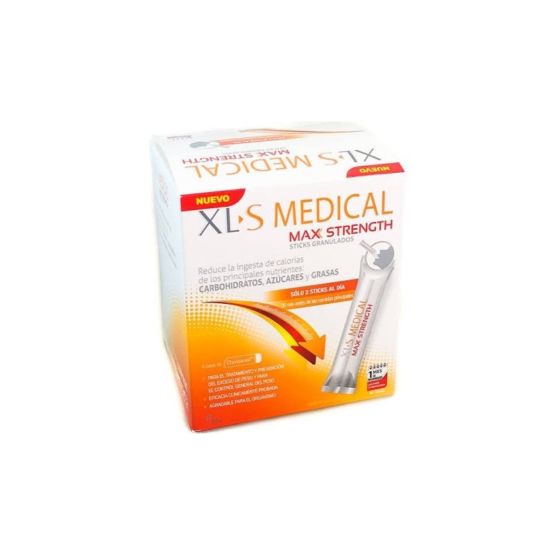 Xls, XLS Medical Max Strength 60 Sticks, Farmacias 1000