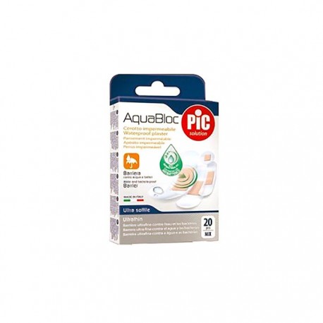 Pic Aquabloc Con Bactericida Aposito Adhesivo Redondo 22.5 Mm 2