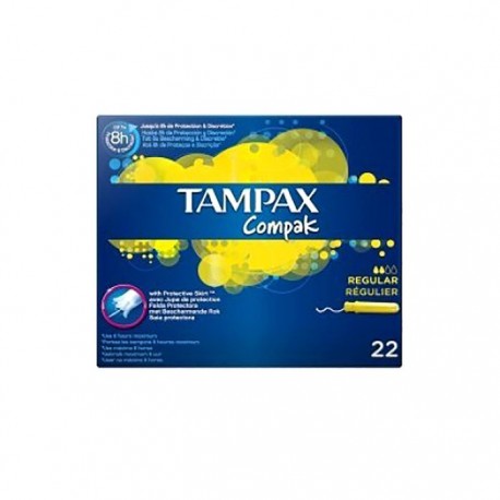 Tampax Compak Regular 22uds