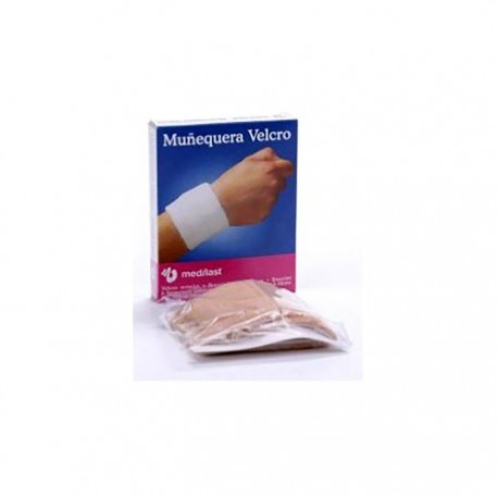 Medilast muñequera velcro blanca T-M 1ud