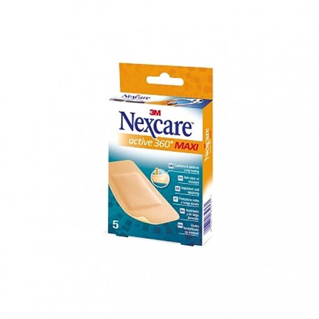 Nexcare® Active 360º Maxi tiras adhesivas 54x86mm 5uds