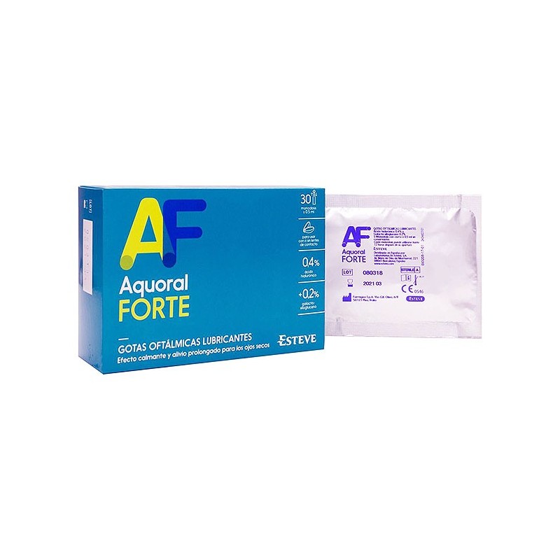Aquoral, Aquoral Forte gotas oftálmicas ácido hialurónico 0,4% 30