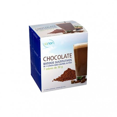 Comprar Batido sustitutivo (sabor chocolate) 7 sobres de 30g (Chocolate)  Sanon