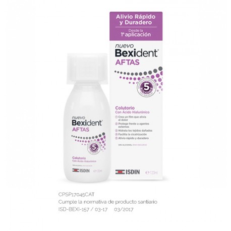 Isdin Bexident Aftas Colutorio 120ml